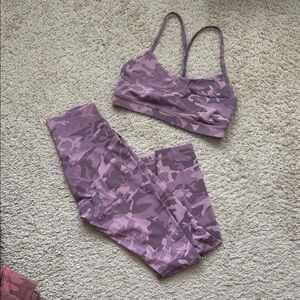 Lululemon Set (Pink & Purple Camo)